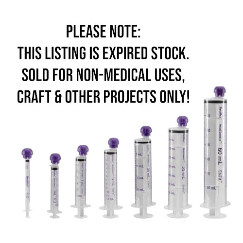 EXPIRED SYRINGES — FOR ART AND MEDICAL PLAY **ONLY** (while stock lasts)