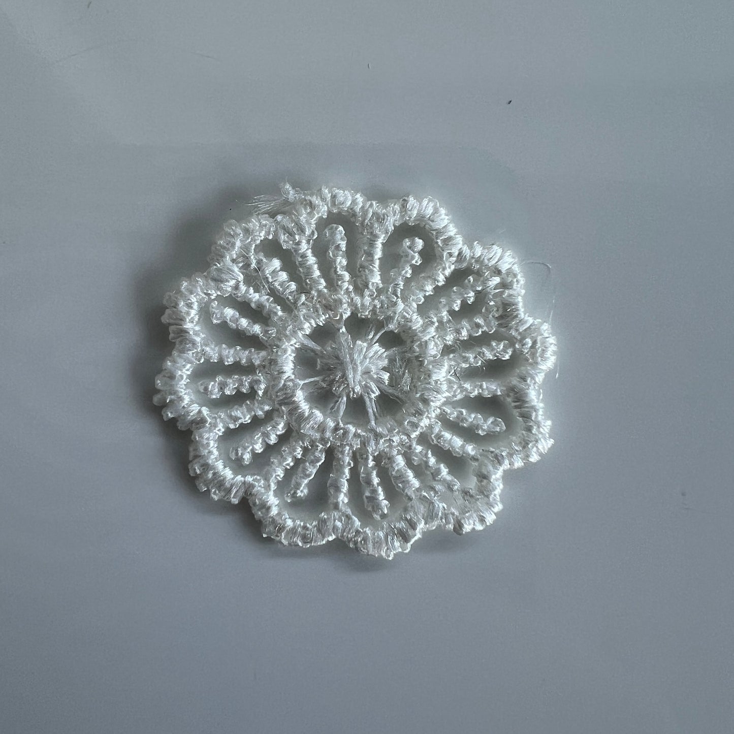 Embroidered Lace — Flowers + Hearts