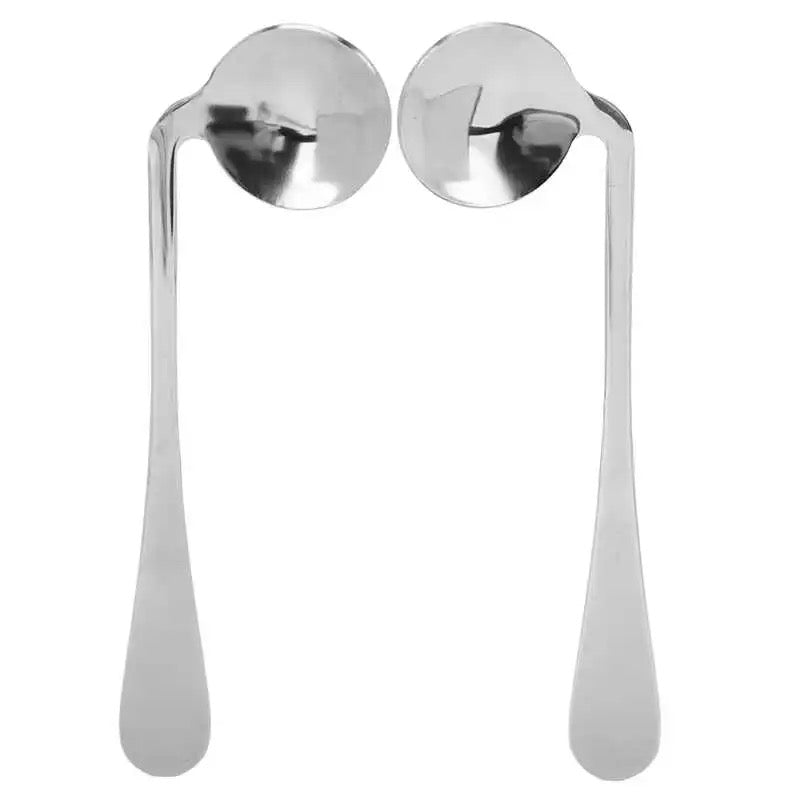 Accessible angled spoon