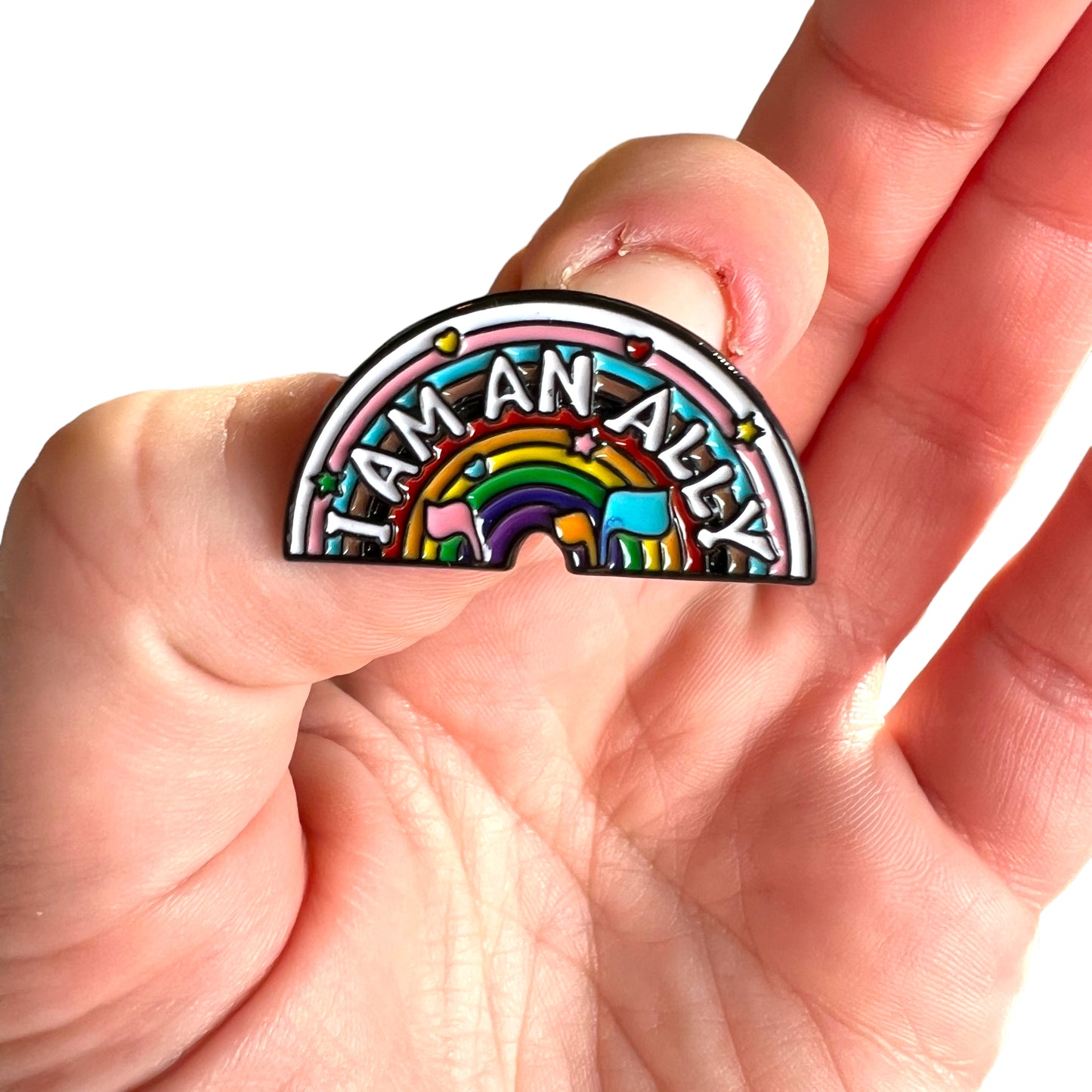 Pin — 'LGBT Ally Rainbow Pin'