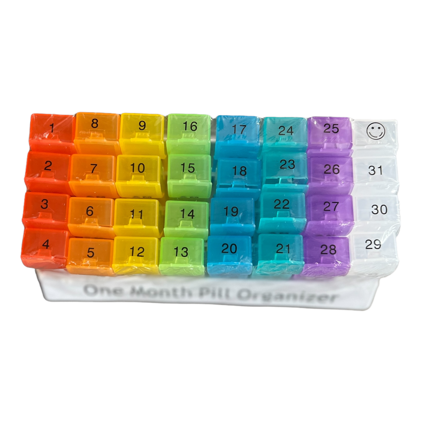 Portable Monthly Pill Organiser — 2 compartment SPIRIT SPARKPLUGS