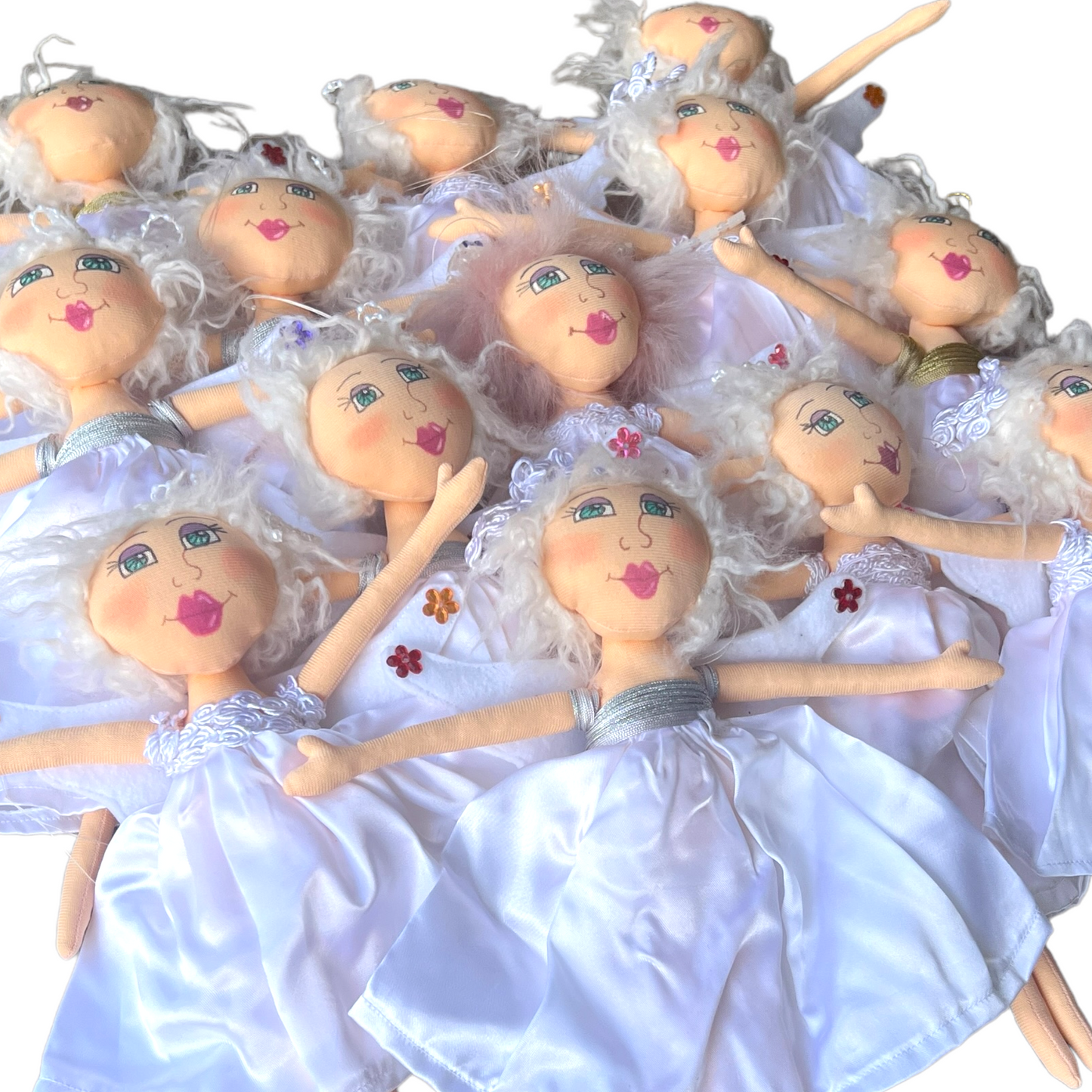 Hanging Christmas Angel Dolls Splash Quilting
