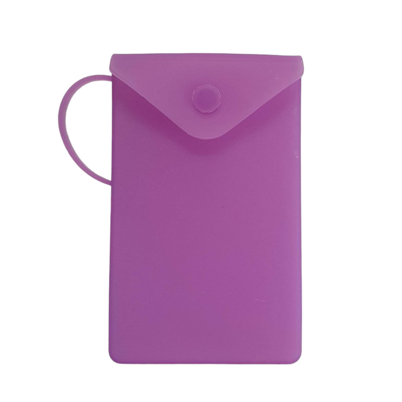 Portable Silicone Pocket (mask, meds, etc)