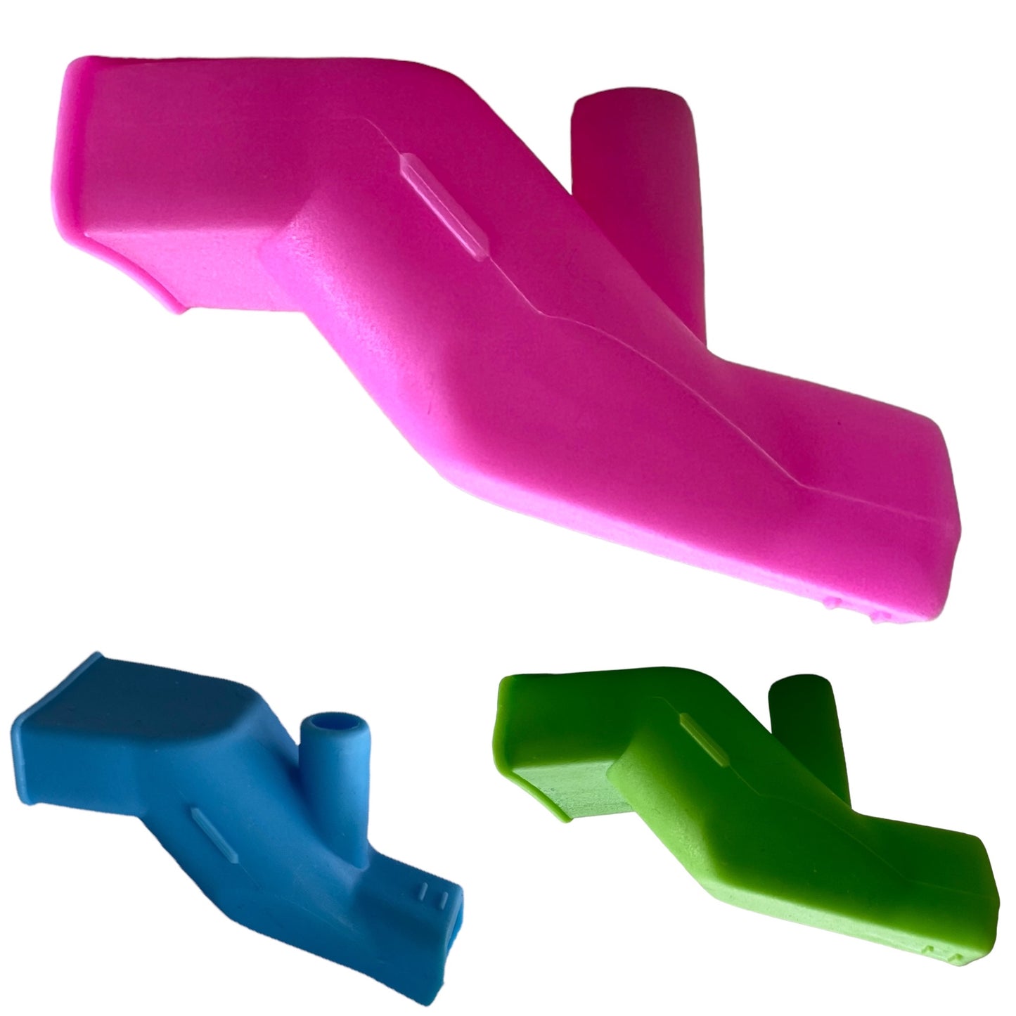 💡🍦🎥 Bathroom Tap Water Extender — Silicone SPIRIT SPARKPLUGS Set of 3