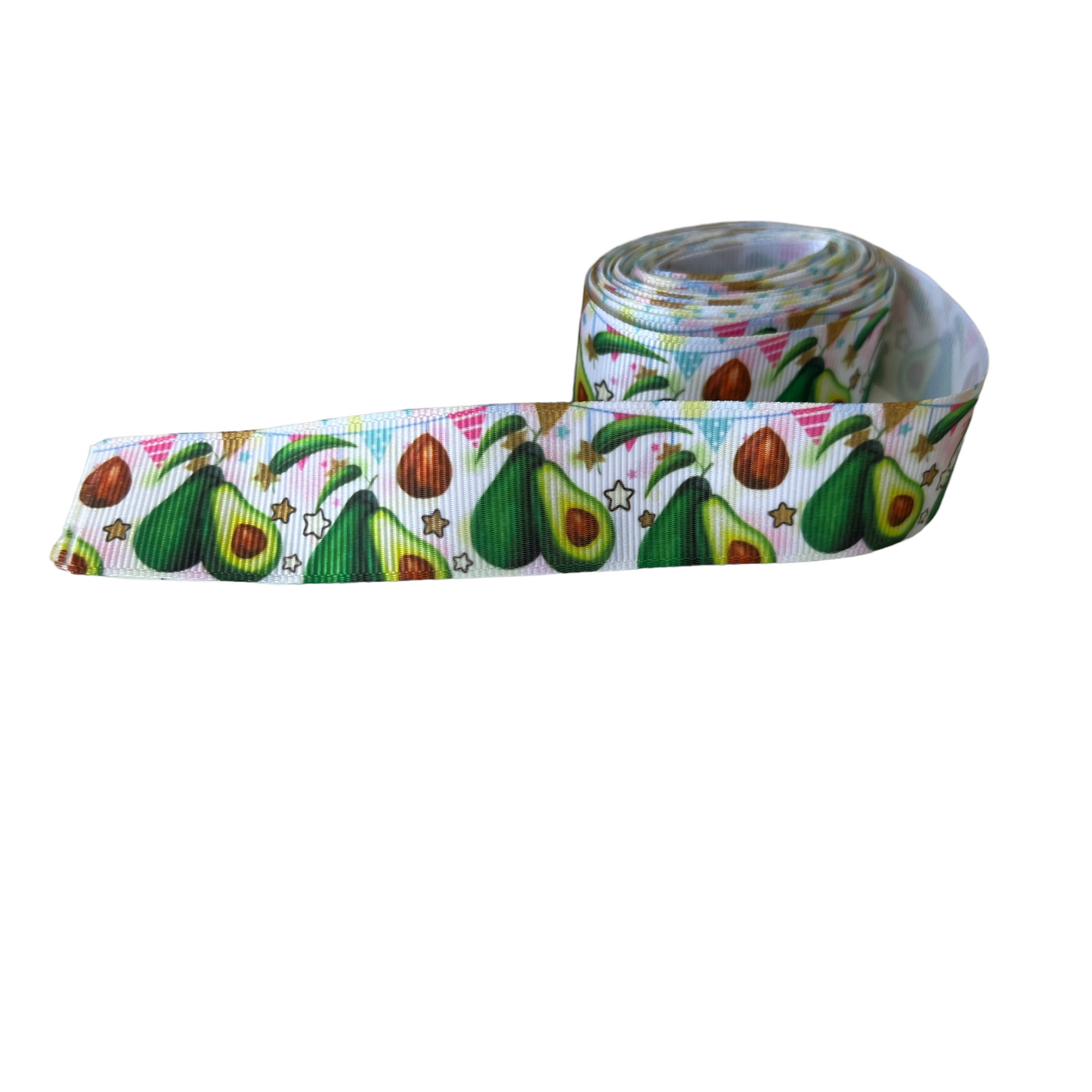 Cross Thread Ribbon — Avocado