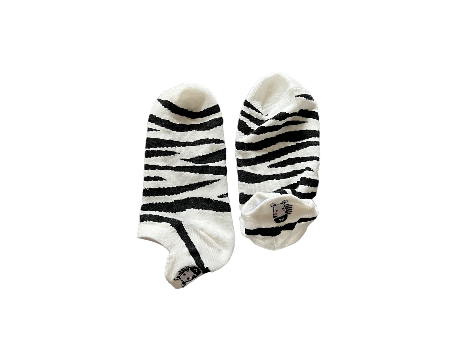 💰🎨 Ankle Socks — Zebra Socks SPIRIT SPARKPLUGS