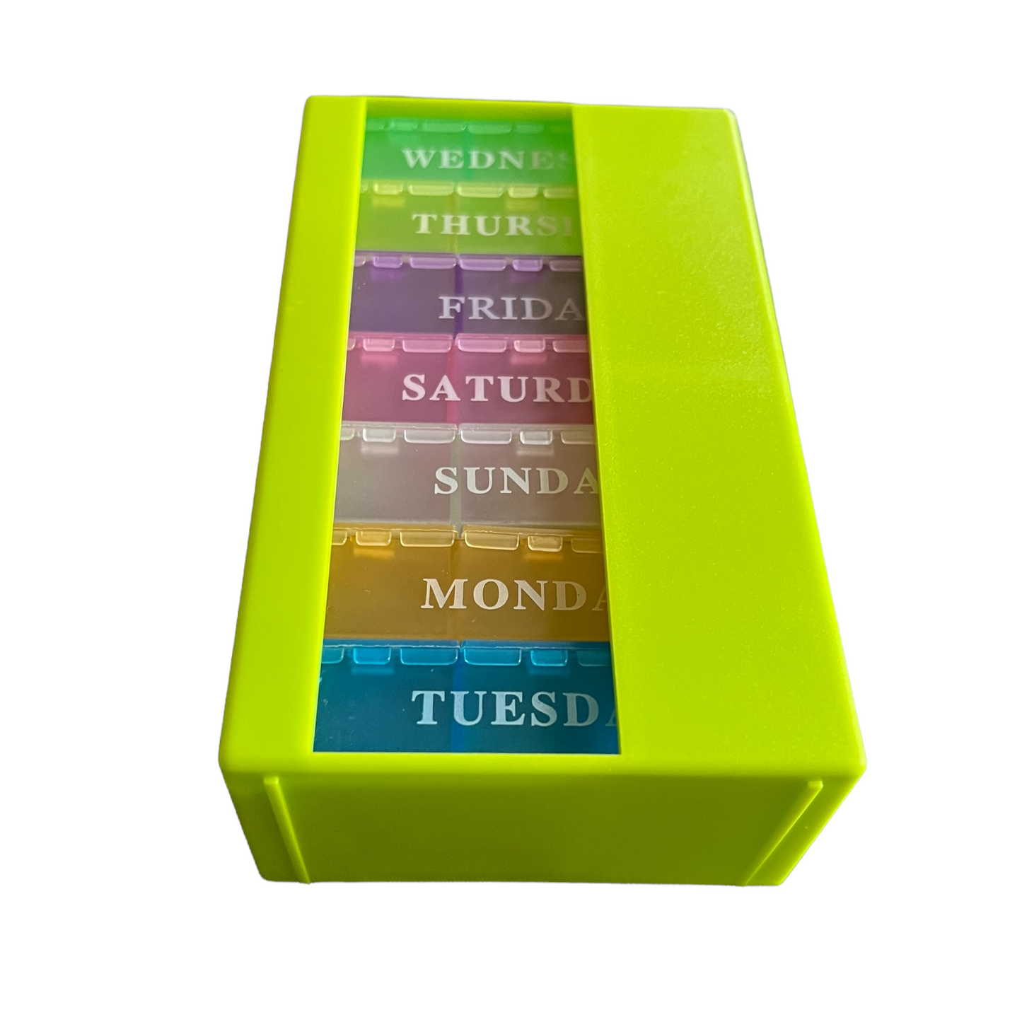 Portable Weekly Pill Box — 3 Compartments Medical SPIRIT SPARKPLUGS   