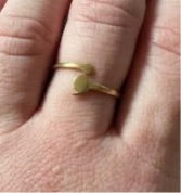 Semicolon Ring - ‘Your Story Isn’t Over Yet’. Rings SPIRIT SPARKPLUGS Gold