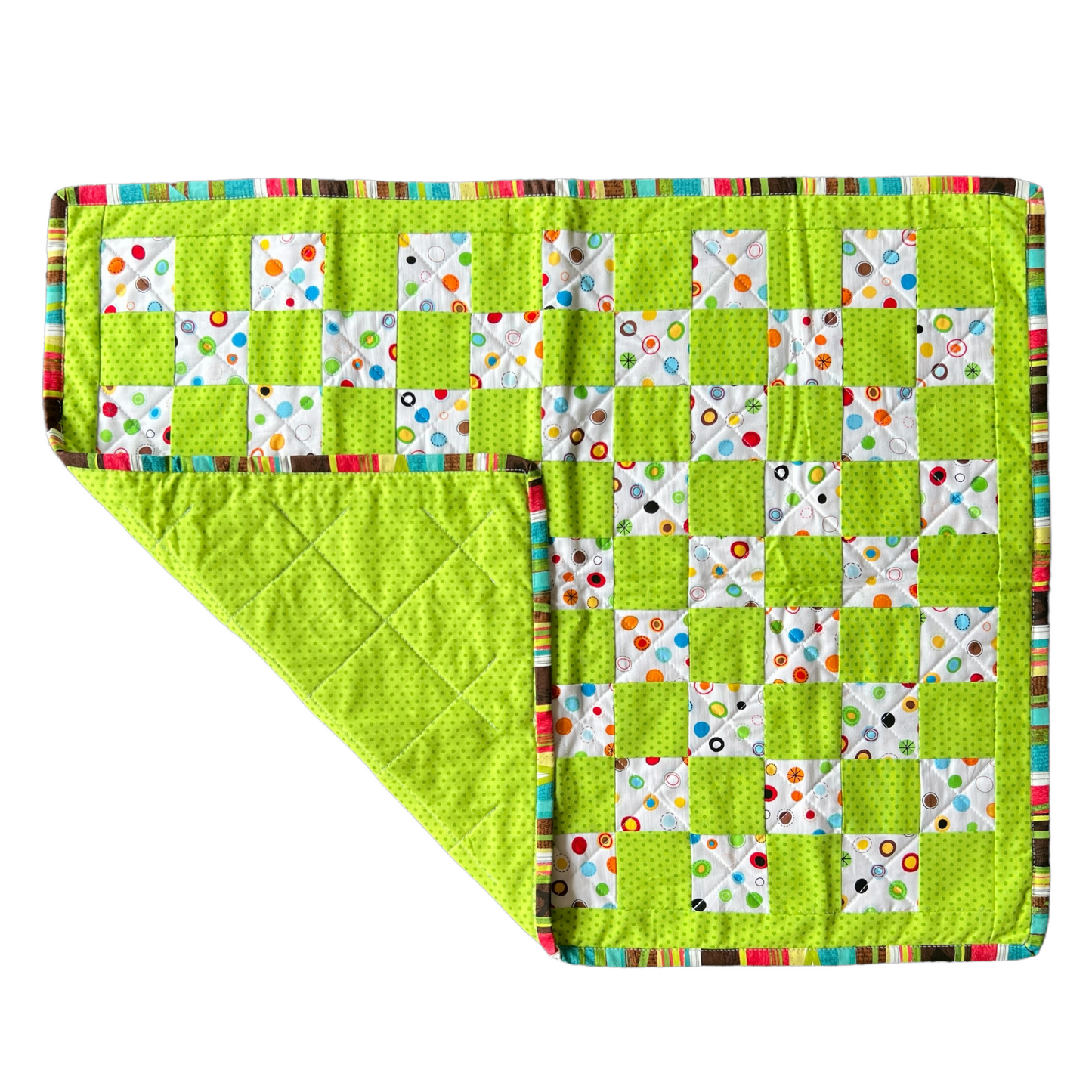 Quilt — Green Patchwork Quilt Baby & Toddler Car Seat Accessories Splash Quilting Capsule Quilt  