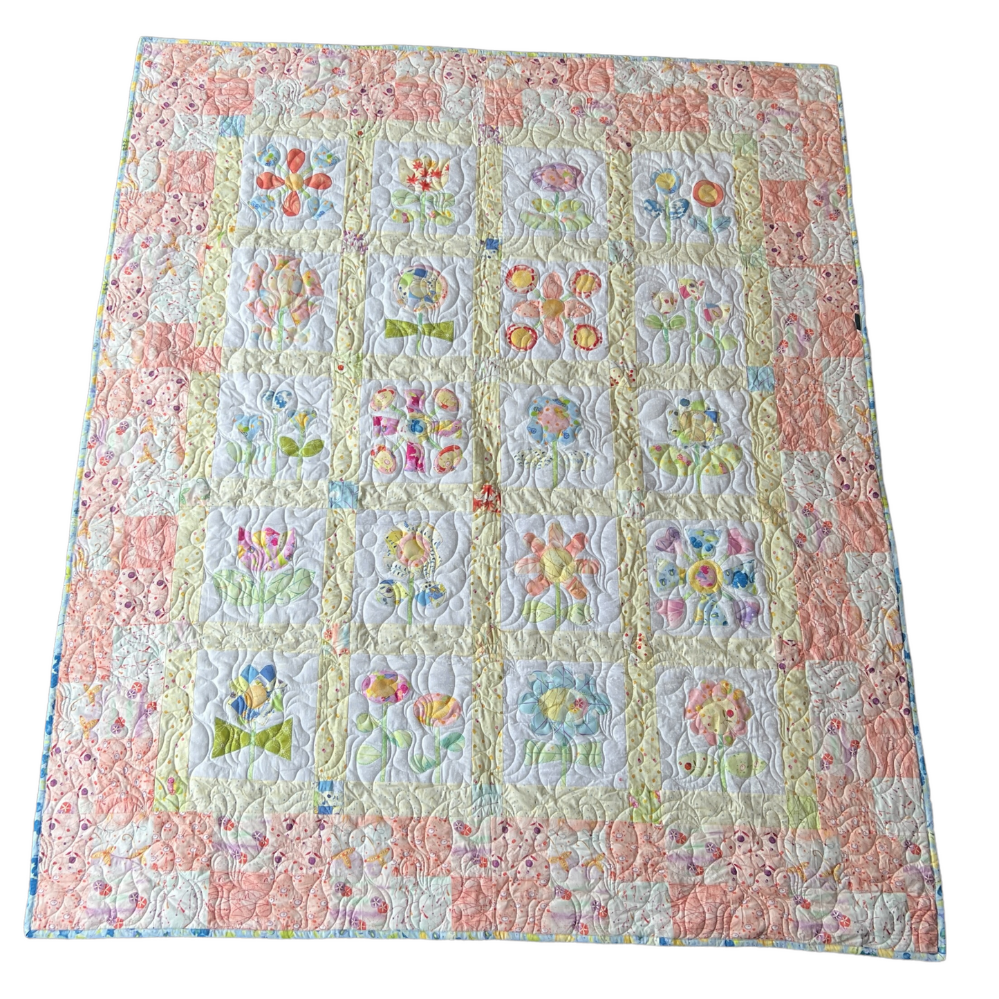 Quilt — Floral, Single Bed Quilt Baby & Toddler Car Seat Accessories Splash Quilting