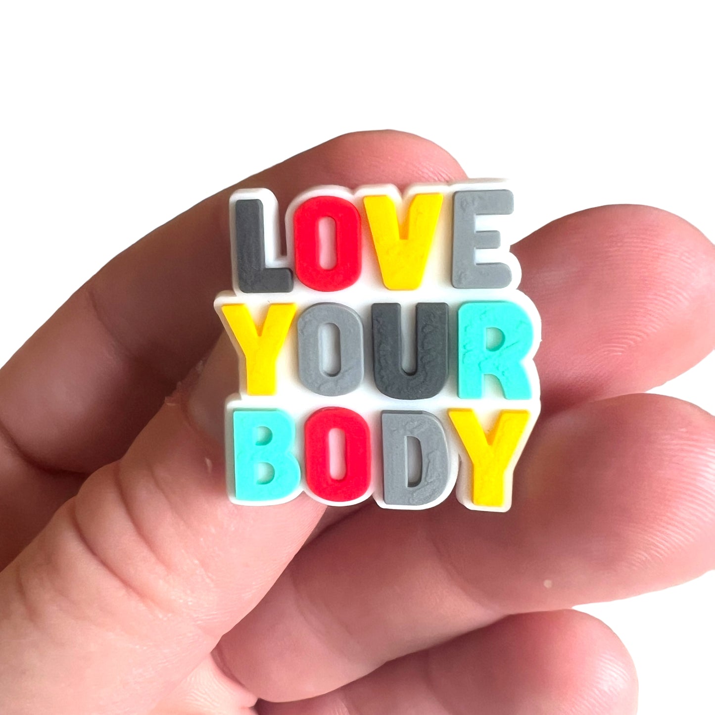 Jibbits Shoe Charms — Love Your Body