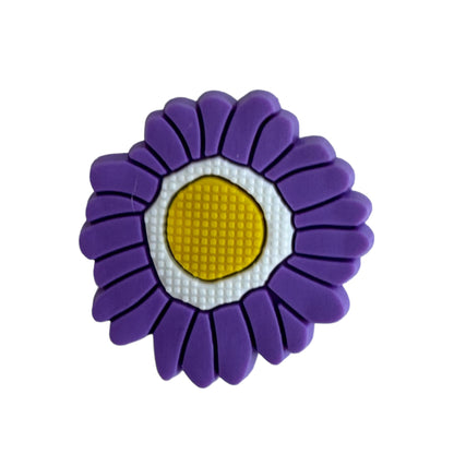 Jibbitz — Purple Flowers Set