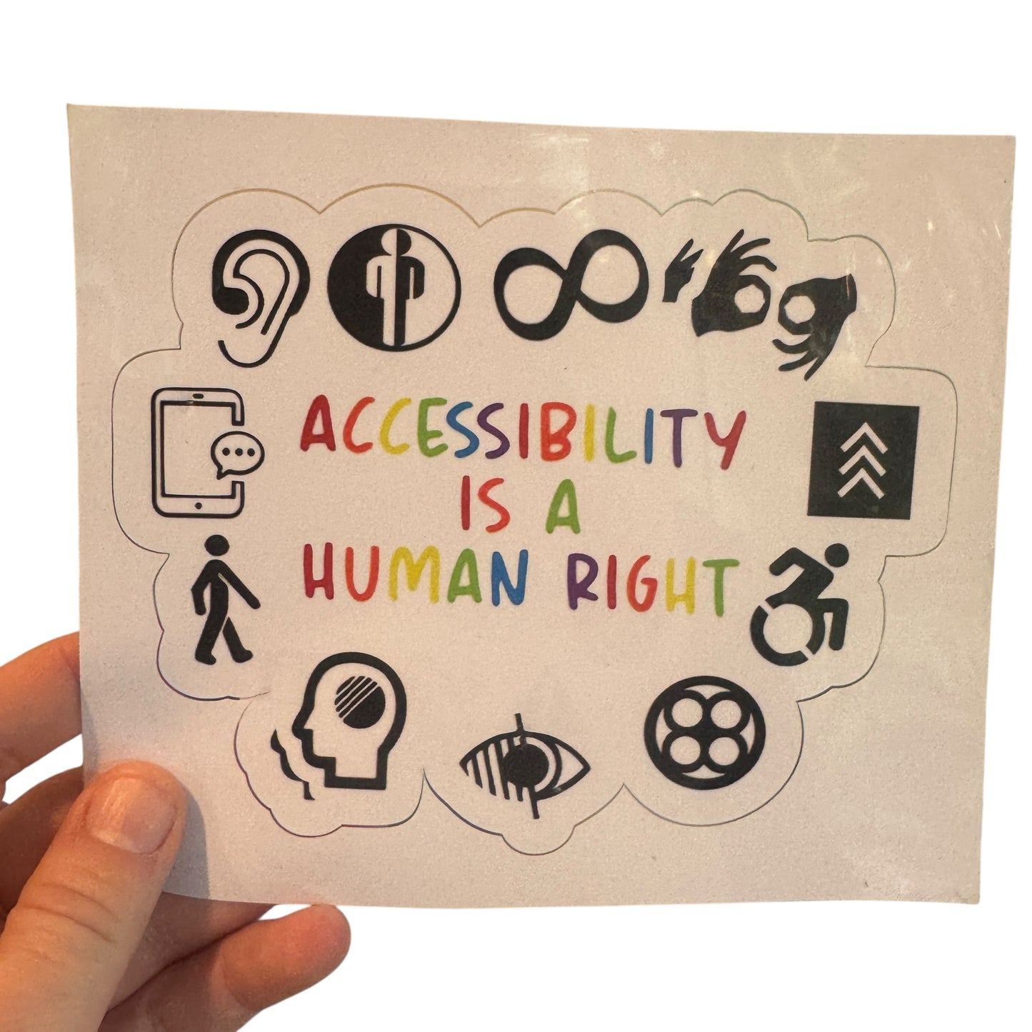 Sticker — Accessibility is a Human Right
