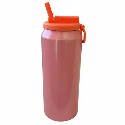 Soda Can Lid + Straw