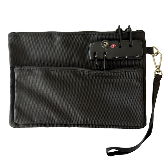 Dual-Lock Secure Medication Pouch