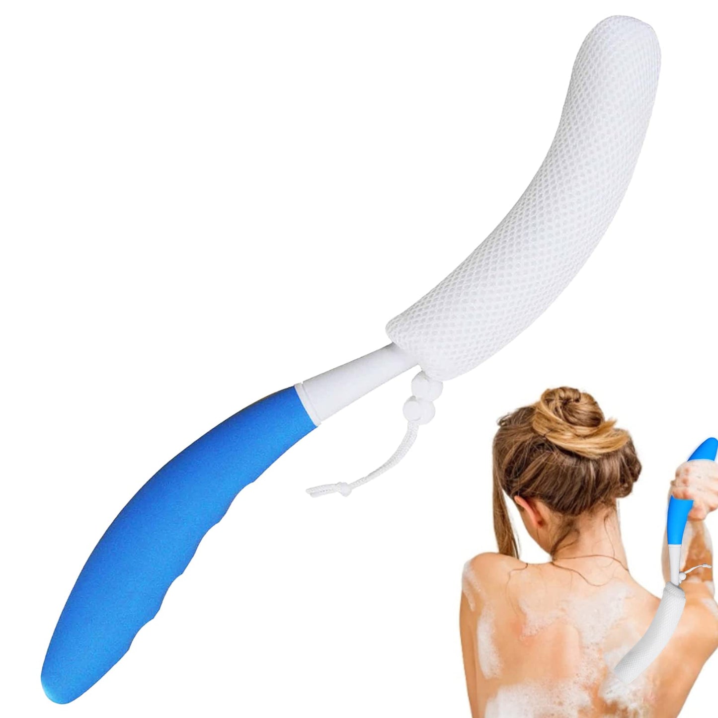 Angled Shower Brush, Extended