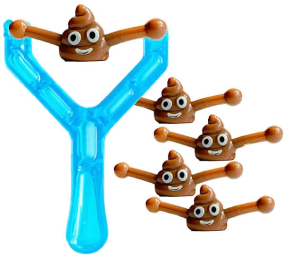 Catapulting Poop Emoji
