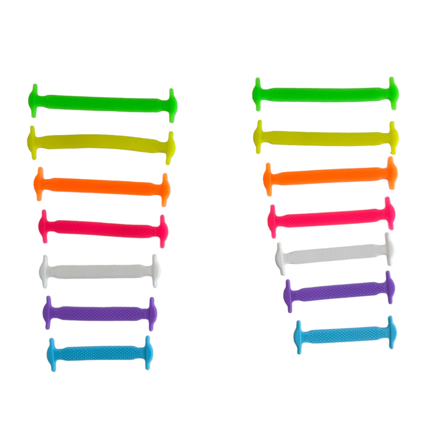 Adaptive ‘No Tie’ Shoelaces — Colourful Silicone