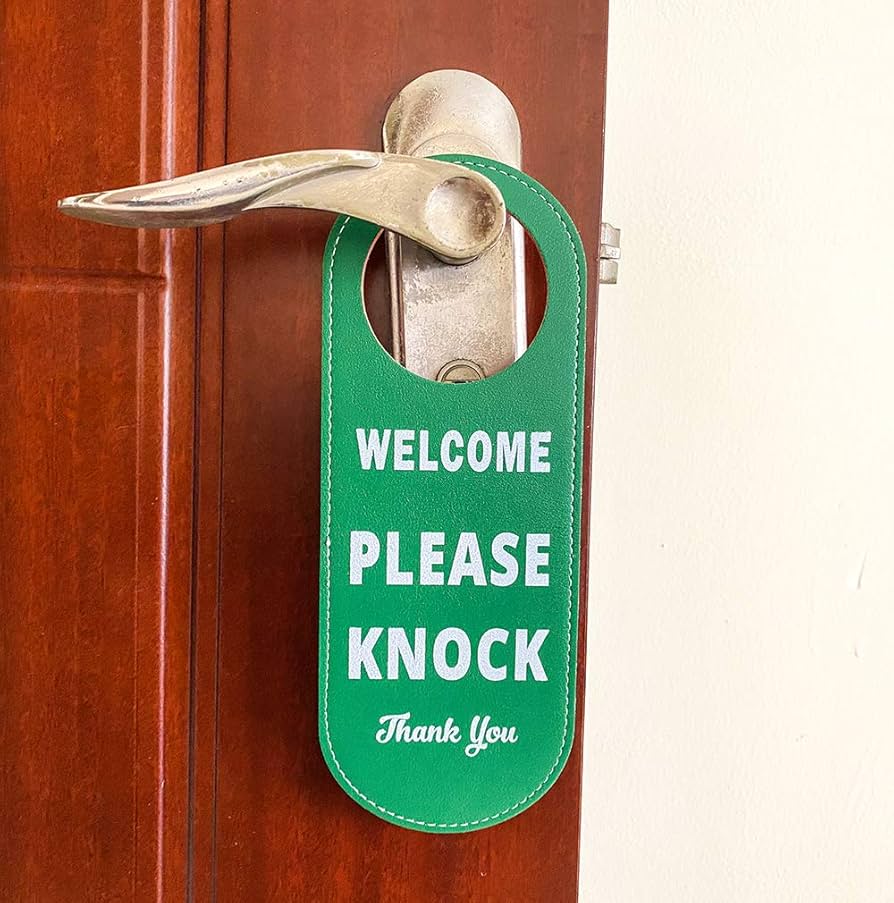 Do Not Disturb Door Hanger