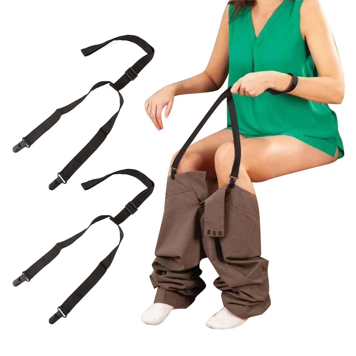 Clip and Pull Dressing Aid