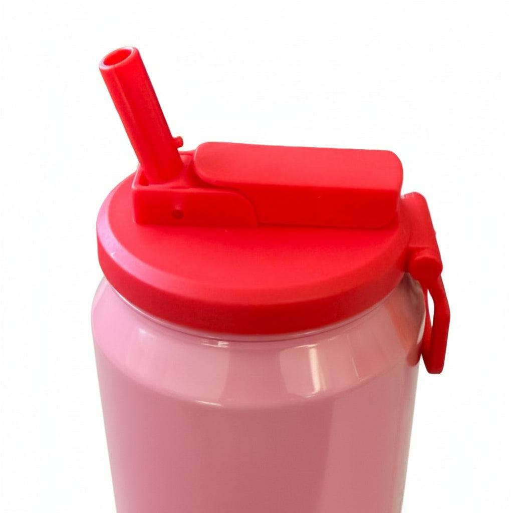 Soda Can Lid + Straw