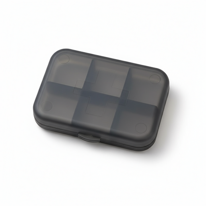 Medication Travel Container - 6 compartments