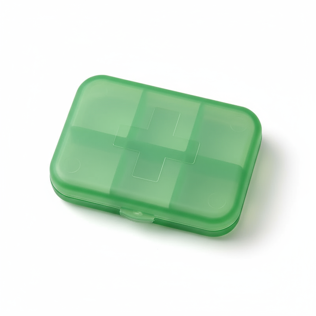 Medication Travel Container - 6 compartments
