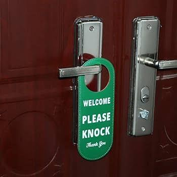 Do Not Disturb Door Hanger