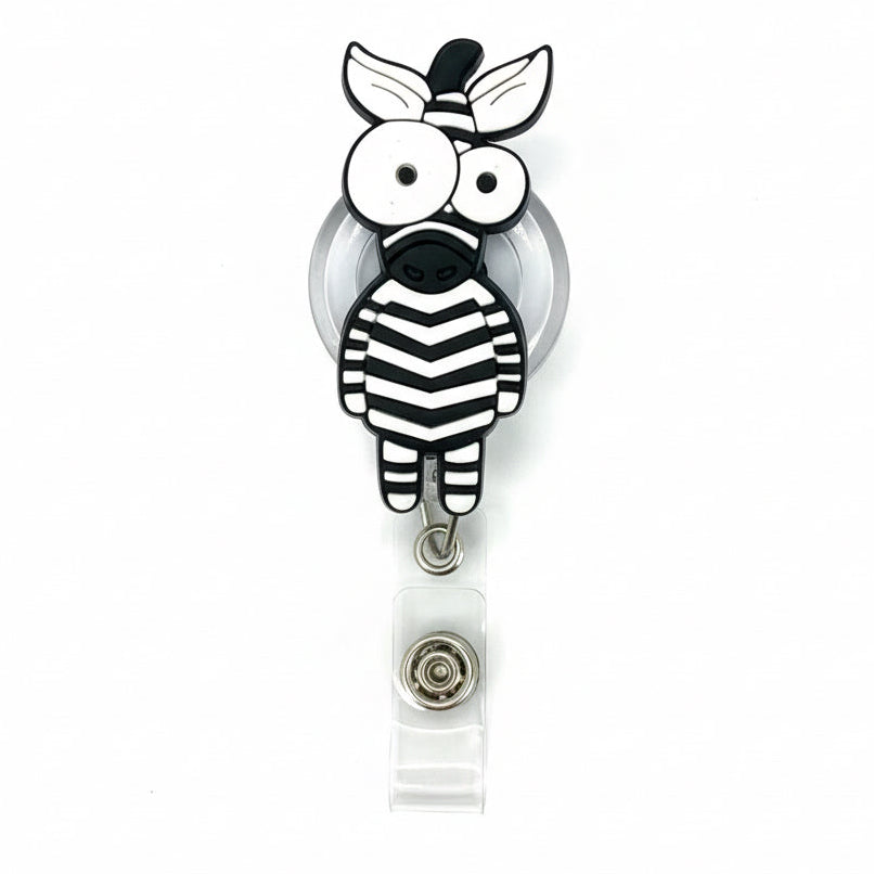 Zebra — Retractable Badge Holder (Nurses)