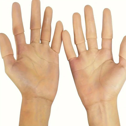 Silicone Finger Tip Protectors — Full Hand Set