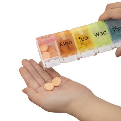7 Day Pill Box — Compact Daily Dose