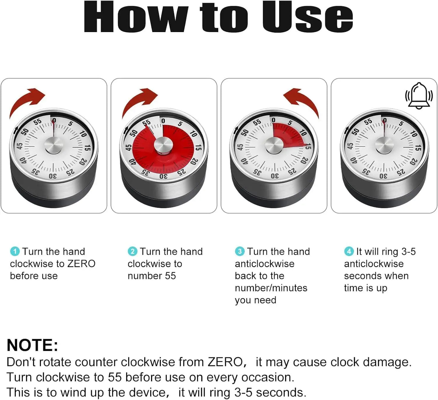 Mechanical Magnetic Timer