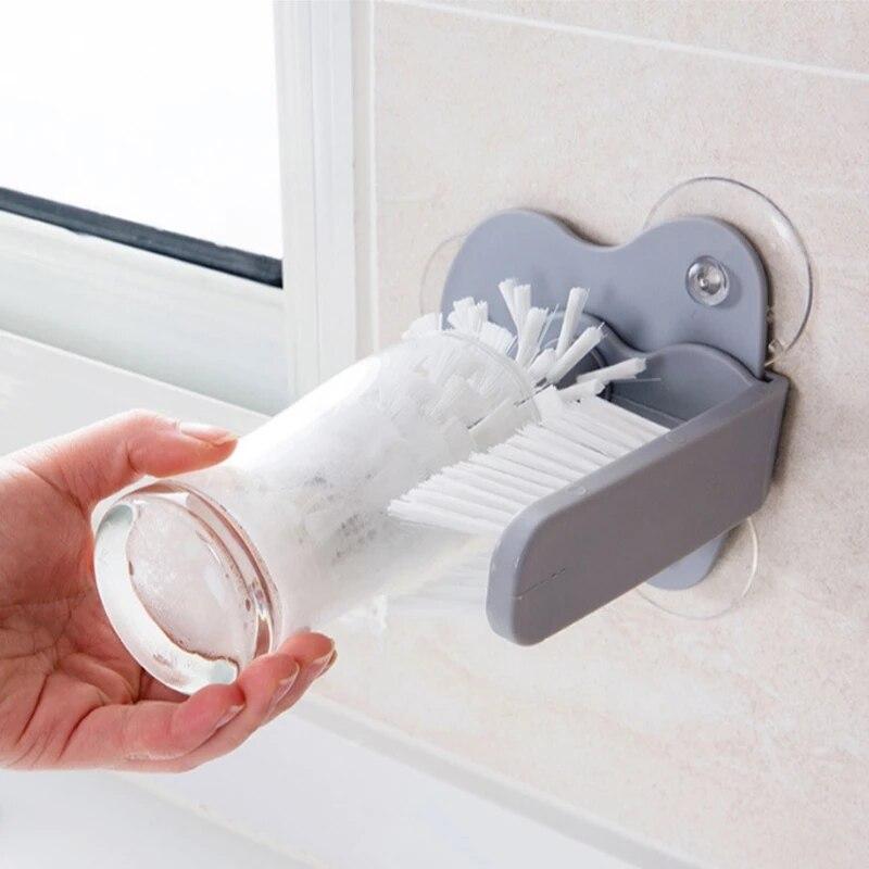 Suction Kitchen Dish Brush