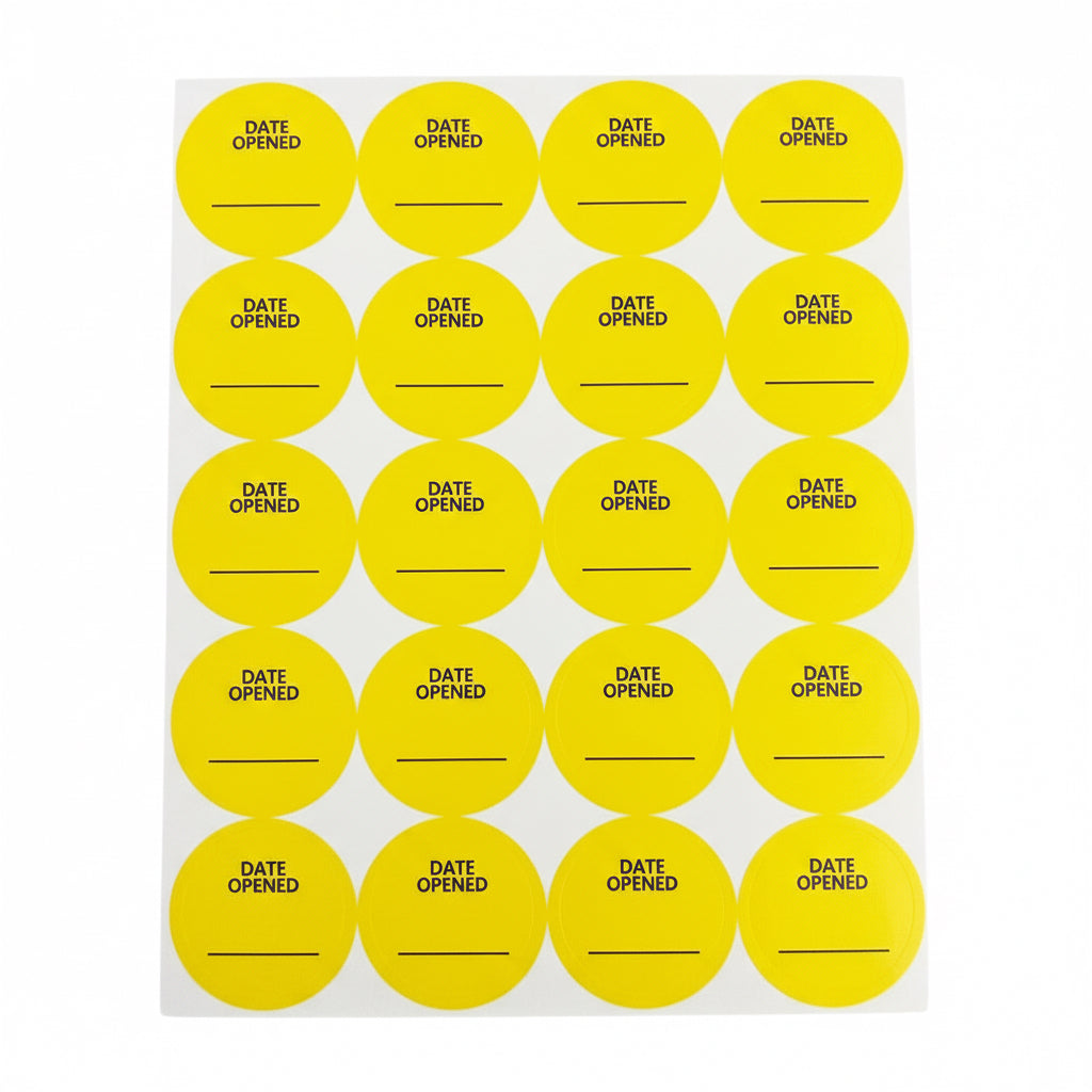 Sticker — Date Opened
