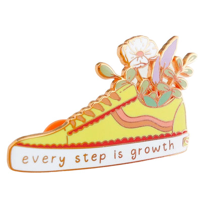 Pin  — 'Every Step Is Growth'