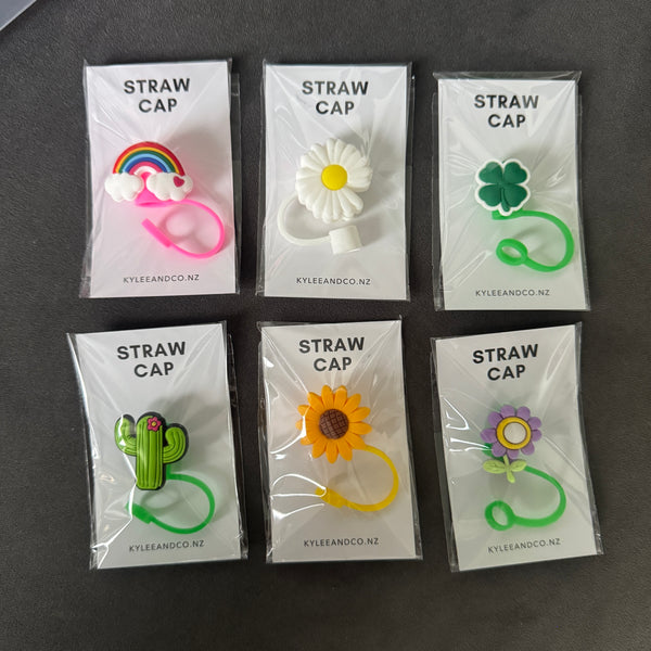 3D Pictured Straw Cap (Straw Lid)