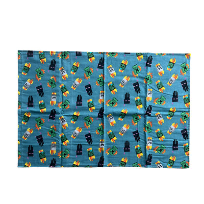 Designer Pillowcases (Dual Cotton + Flannelette)