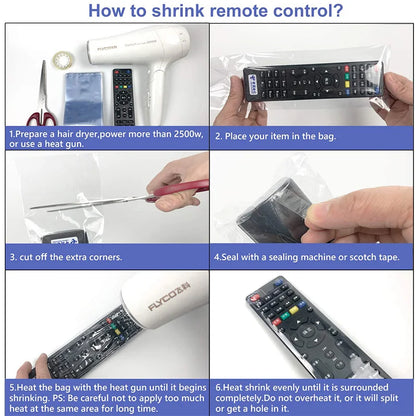 Remote Control Protector — Shrink Wrap