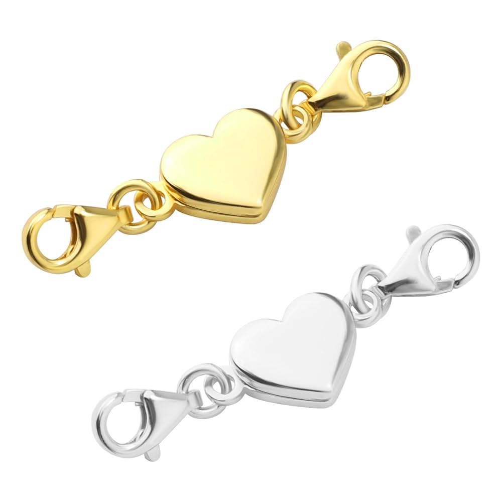 Jewellery Clasp - Magnetic Heart