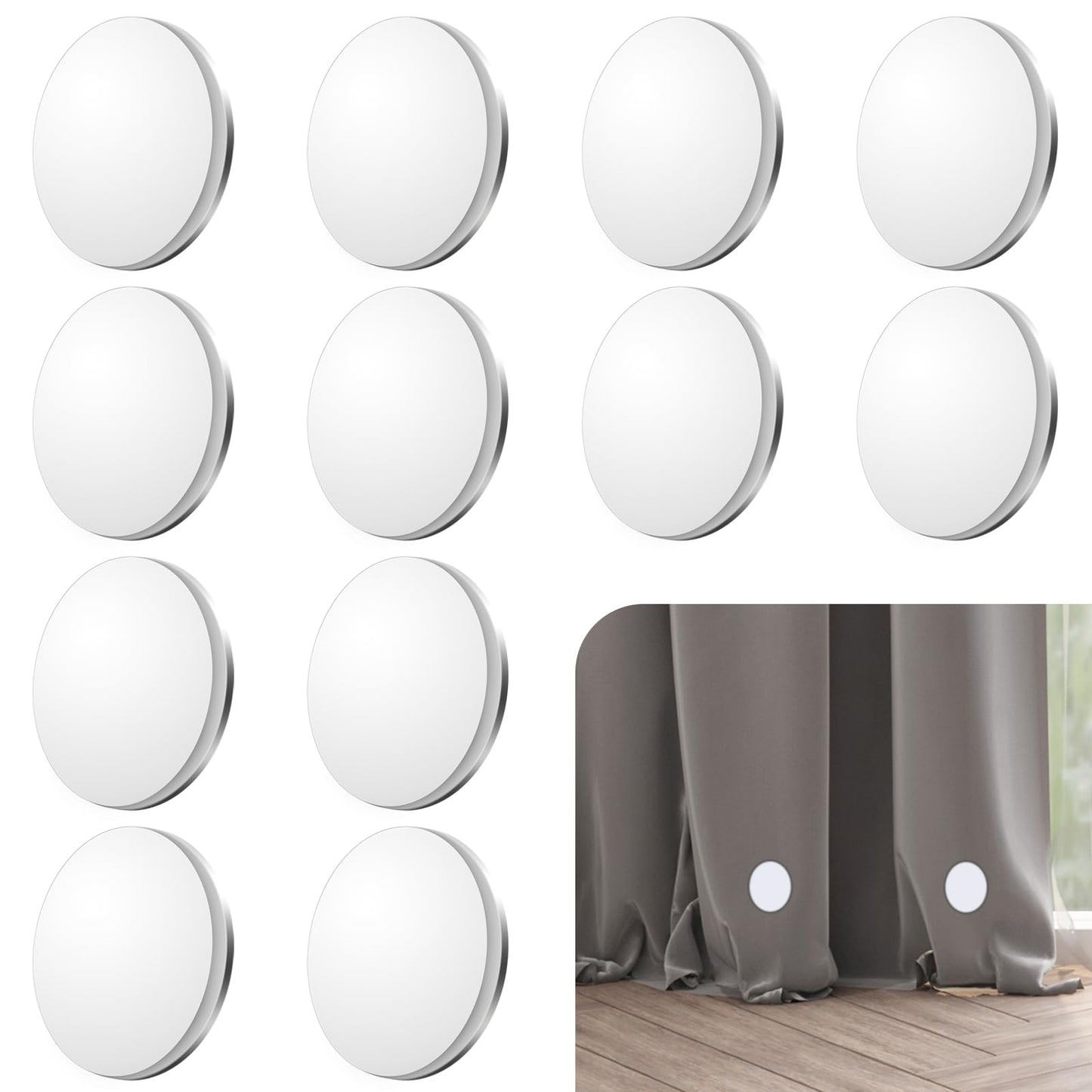 Magnetic Curtain Weights