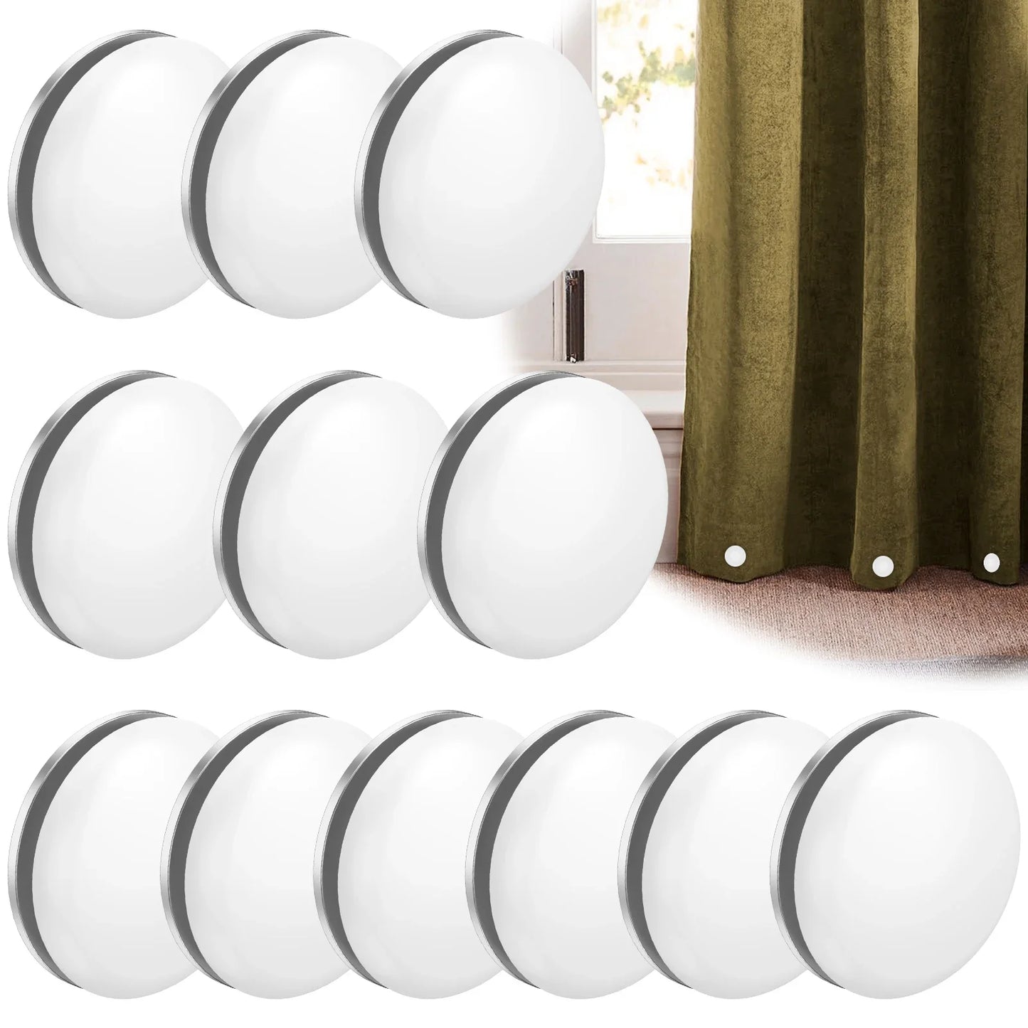 Magnetic Curtain Weights