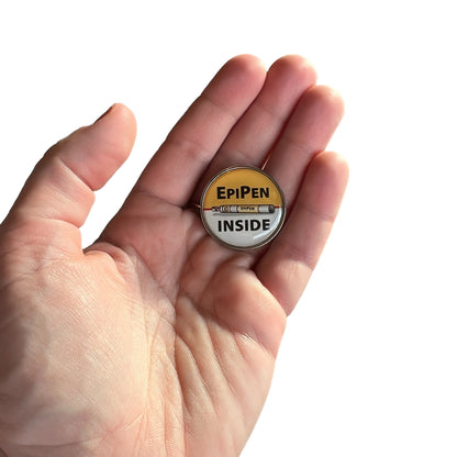 Pin — ‘EpiPen Inside’ Alert