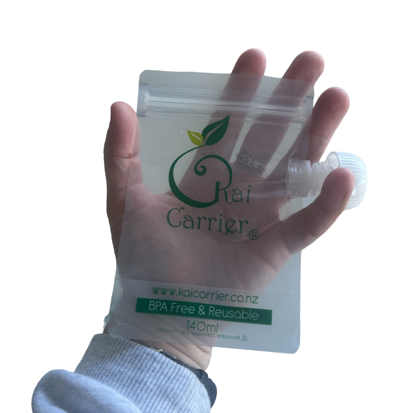 Kai Carrier 140ml Pouch — Feeding Tube Attachment Version