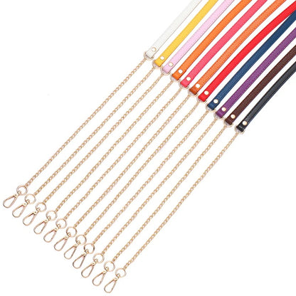 Bag Straps — Leatherette + Chain