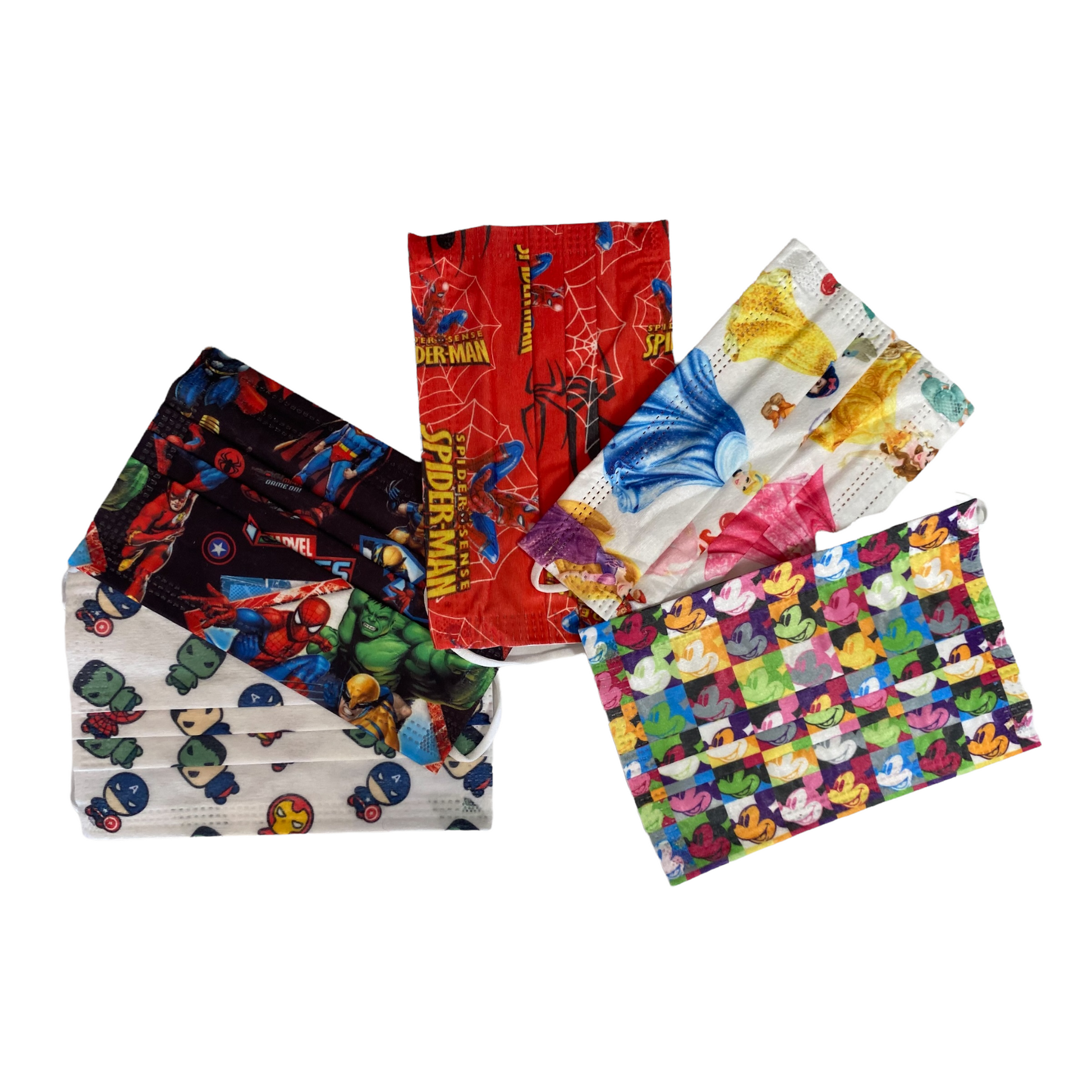 Disposable Printed Kids Masks Mask SPIRIT SPARKPLUGS   