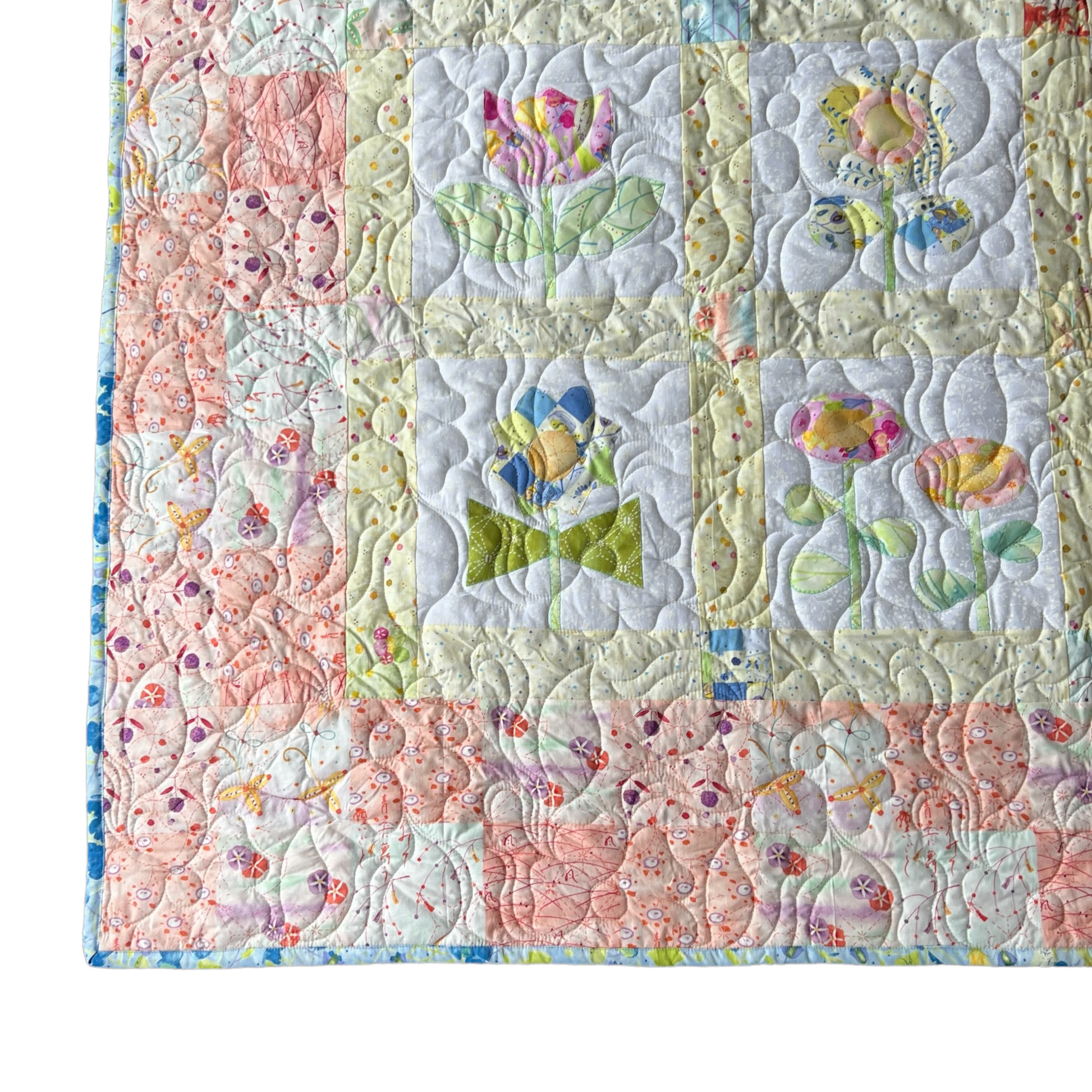 Quilt — Floral, Single Bed Quilt Baby & Toddler Car Seat Accessories Splash Quilting   