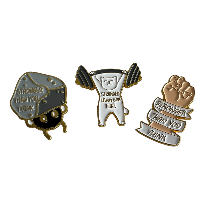Pin — 'Stronger Than You Think'