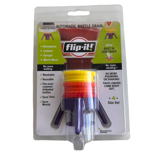 ‘Flip It’ Bottle Drain  SPIRIT SPARKPLUGS Purple  