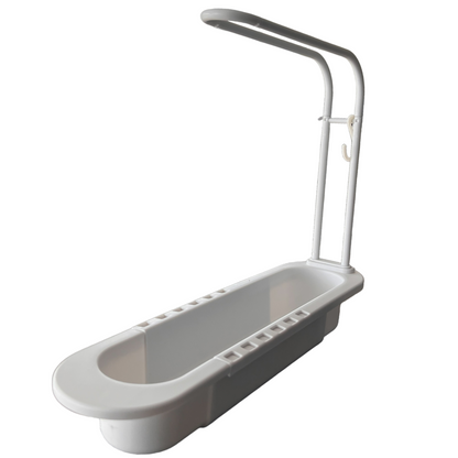 Telescopic Sink Drain Rack + Storage Kitchen Utensil Holders & Racks SPIRIT SPARKPLUGS   