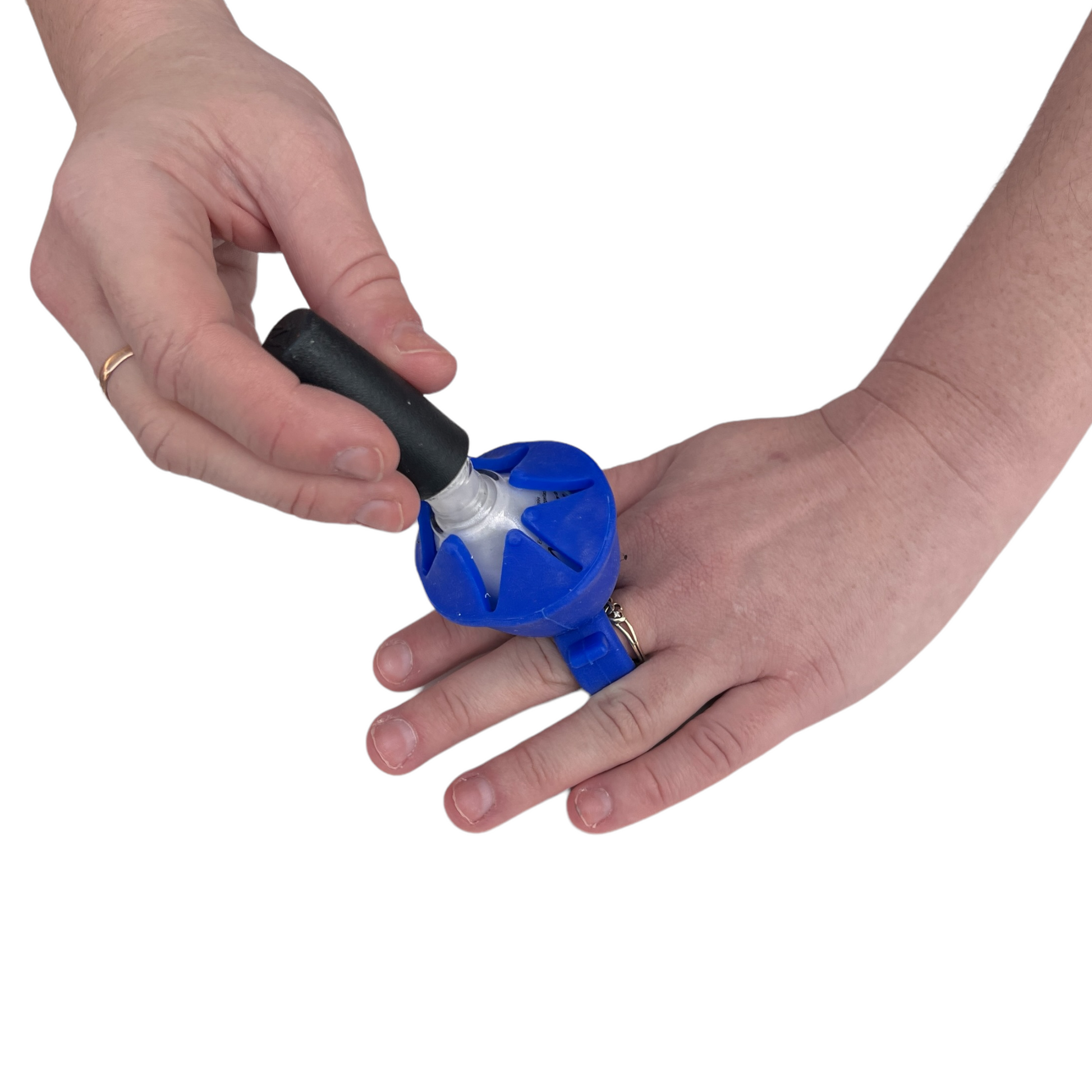 Vinyl Waste Collector / Wearable Nail Polish Bottle / Art Bin Health & Beauty SPIRIT SPARKPLUGS   